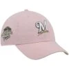Men's Milwaukee Brewers '47 Pink 2002 MLB All-Star Game Double Under Clean Up Adjustable Hat -BigLeagueCaps Store mens 47 pink milwaukee brewers 2002 mlb all star game double under clean up adjustable hat pi4519000 altimages ff 4519724 1358d659b663a16eeb2balt1 full