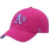 Men's Oakland Athletics '47 Pink Periwinkle Orchid Undervisor Clean Up Adjustable Hat 2 Men's Oakland Athletics '47 Pink Periwinkle Orchid Undervisor Clean Up Adjustable Hat -BigLeagueCaps Store mens 47 pink oakland athletics periwinkle orchid undervisor clean up adjustable hat pi4481000 altimages ff 4481534 5619eb1286f7be3a5fe7alt1 full
