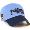 Men's Milwaukee Brewers '47 Powder Blue 2022 City Connect Clean Up Adjustable Hat -BigLeagueCaps Store mens 47 powder blue milwaukee brewers 2022 city connect clean up adjustable hat pi4695000 altimages ff 4695573 68ad95b29c0a25e1029aalt1 full