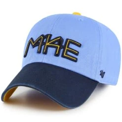 Men's Milwaukee Brewers '47 Powder Blue 2022 City Connect Clean Up Adjustable Hat -BigLeagueCaps Store mens 47 powder blue milwaukee brewers 2022 city connect clean up adjustable hat pi4695000 altimages ff 4695573 68ad95b29c0a25e1029aalt3 full