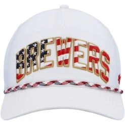 Men's Milwaukee Brewers '47 White Flag Flutter Hitch Snapback Hat -BigLeagueCaps Store mens 47 white milwaukee brewers flag flutter hitch snapback hat pi4569000 altimages ff 4569726 b1d9d0b21aeaf4e2d420alt2 full