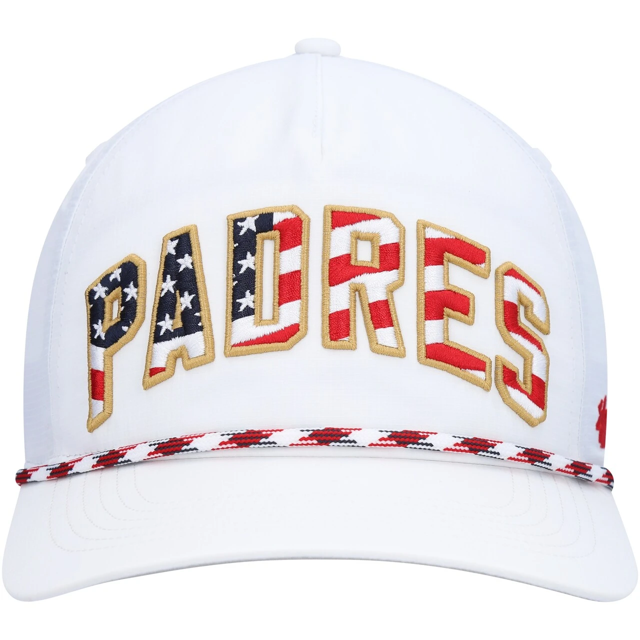 Men's San Diego Padres '47 White Flag Flutter Hitch Snapback Hat 4 Men's San Diego Padres '47 White Flag Flutter Hitch Snapback Hat - Image 2