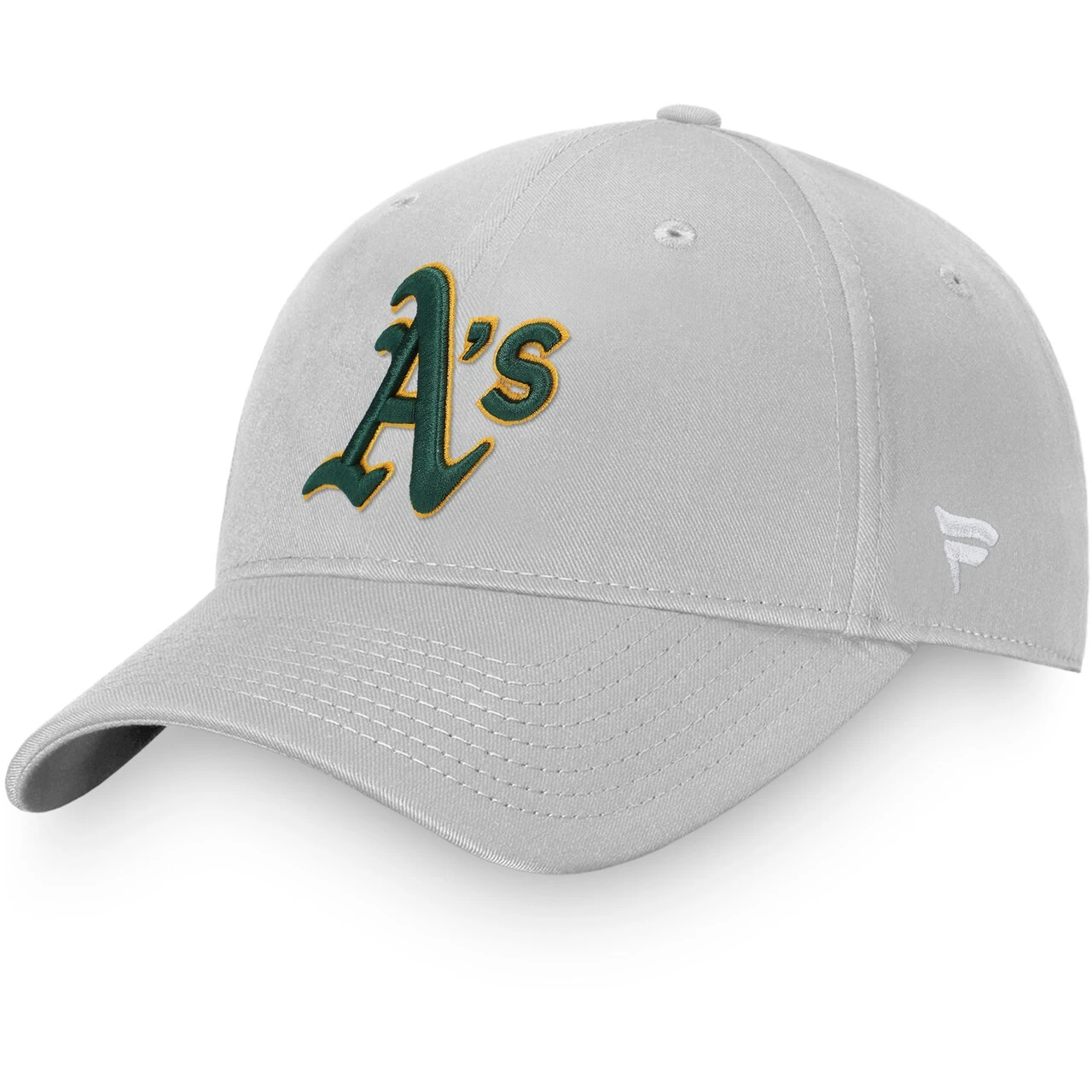 Men's Oakland Athletics Fanatics Branded Gray Core Snapback Hat