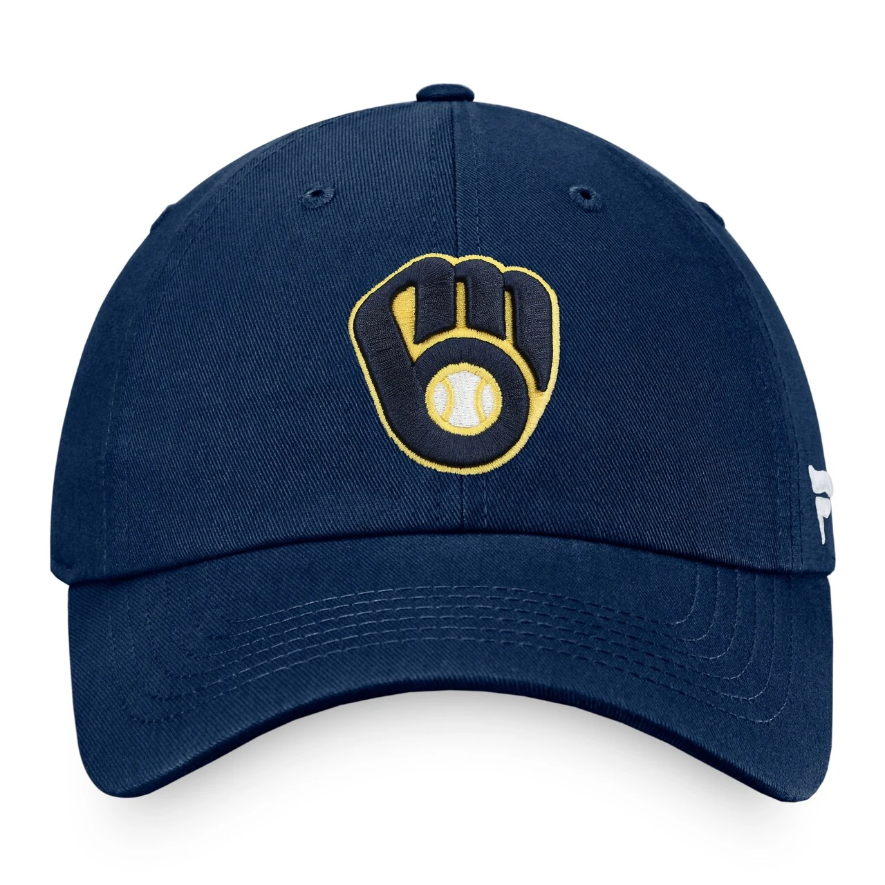 Men's Milwaukee Brewers Fanatics Branded Navy Core Adjustable Hat - Image 2