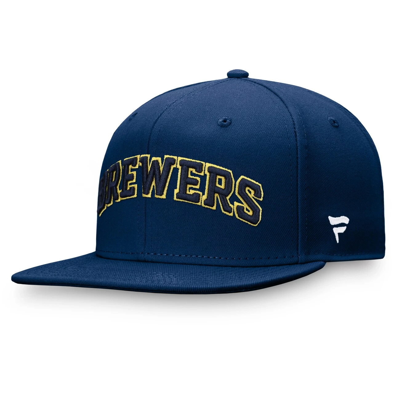 Men's Milwaukee Brewers Fanatics Branded Navy Team Core Fitted Hat