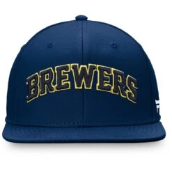 Men's Milwaukee Brewers Fanatics Branded Navy Team Core Fitted Hat -BigLeagueCaps Store mens fanatics branded navy milwaukee brewers team core fitted hat pi4236000 altimages ff 4236876 9d26331a70a715753761alt2 full