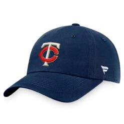 Men's Minnesota Twins Fanatics Branded Navy Core Adjustable Hat