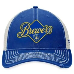 Men's Milwaukee Brewers Fanatics Branded Royal Heritage Trucker Snapback Hat -BigLeagueCaps Store mens fanatics branded royal milwaukee brewers heritage trucker snapback hat ss5 p 4904682pv 2u sjwfsbx2qwlknmp7idlnv pysjztj9ei4pemcjyzmu