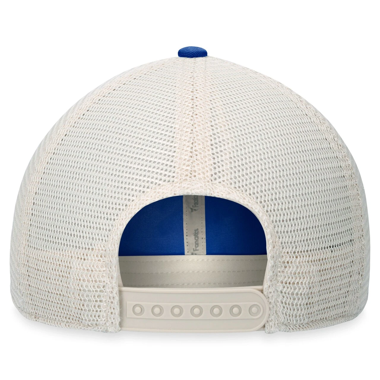 Men's Milwaukee Brewers Fanatics Branded Royal Heritage Trucker Snapback Hat - Image 4