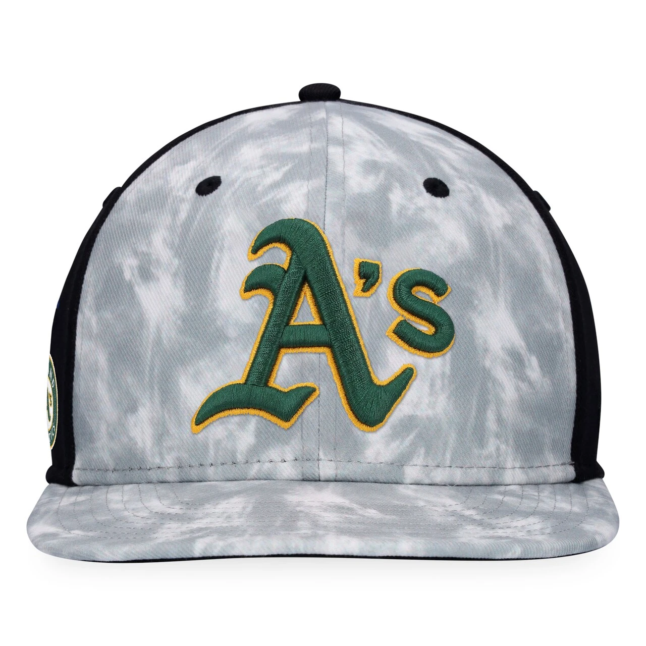 Men's Oakland Athletics Majestic Gray Smoke Dye Snapback Hat 4 Men's Oakland Athletics Majestic Gray Smoke Dye Snapback Hat - Image 2