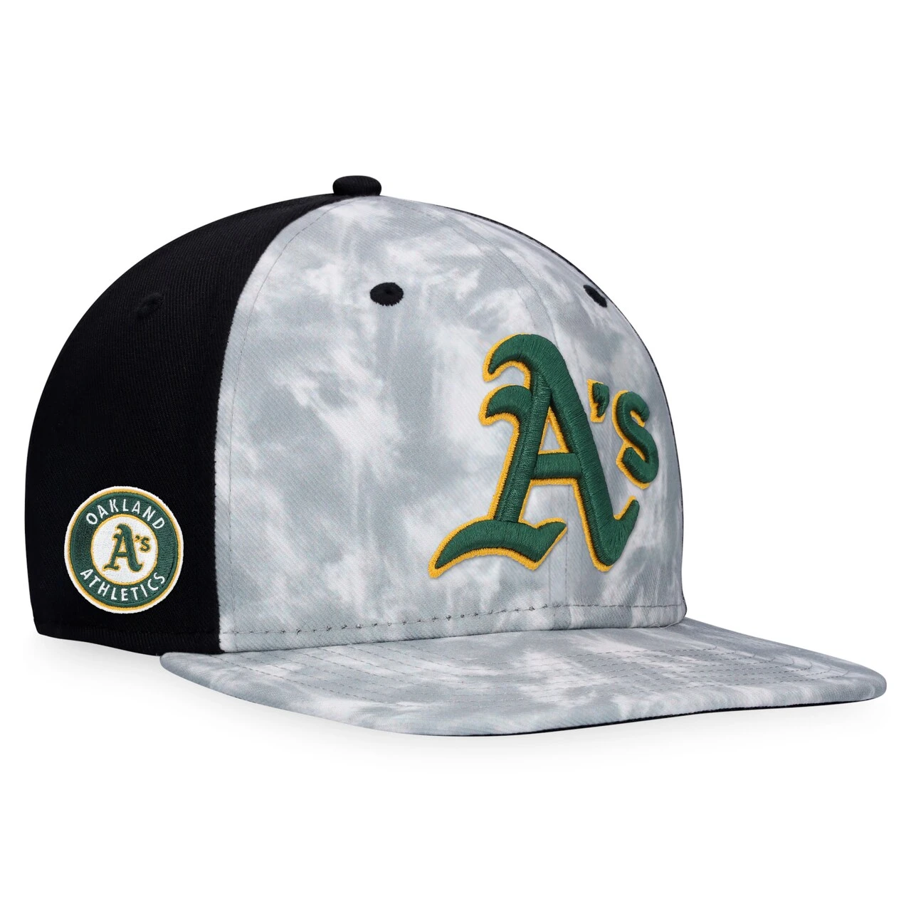 Men's Oakland Athletics Majestic Gray Smoke Dye Snapback Hat 5 Men's Oakland Athletics Majestic Gray Smoke Dye Snapback Hat - Image 3