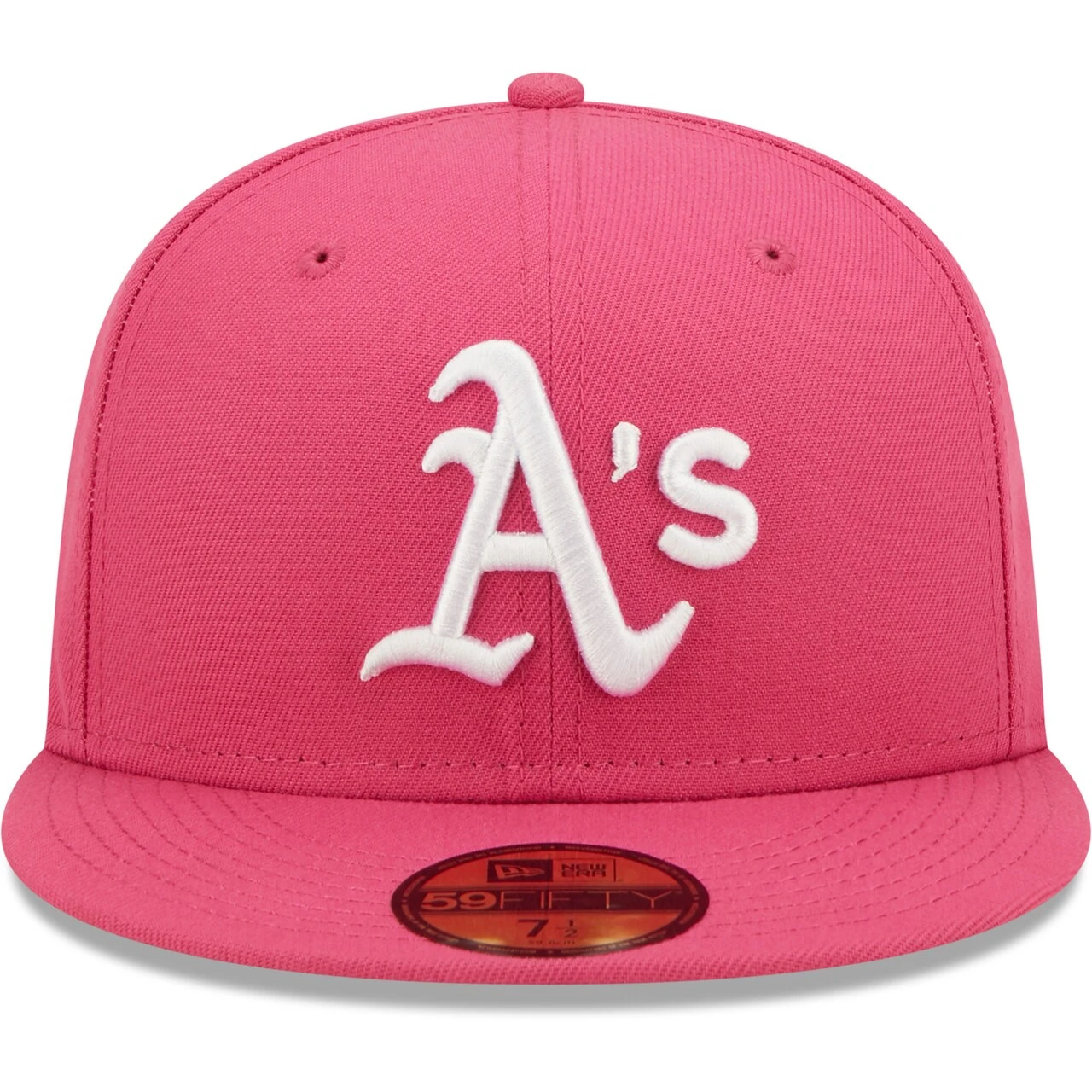 Men's Oakland Athletics New Era Beetroot Logo 59FIFTY Fitted Hat 4 Men's Oakland Athletics New Era Beetroot Logo 59FIFTY Fitted Hat - Image 2
