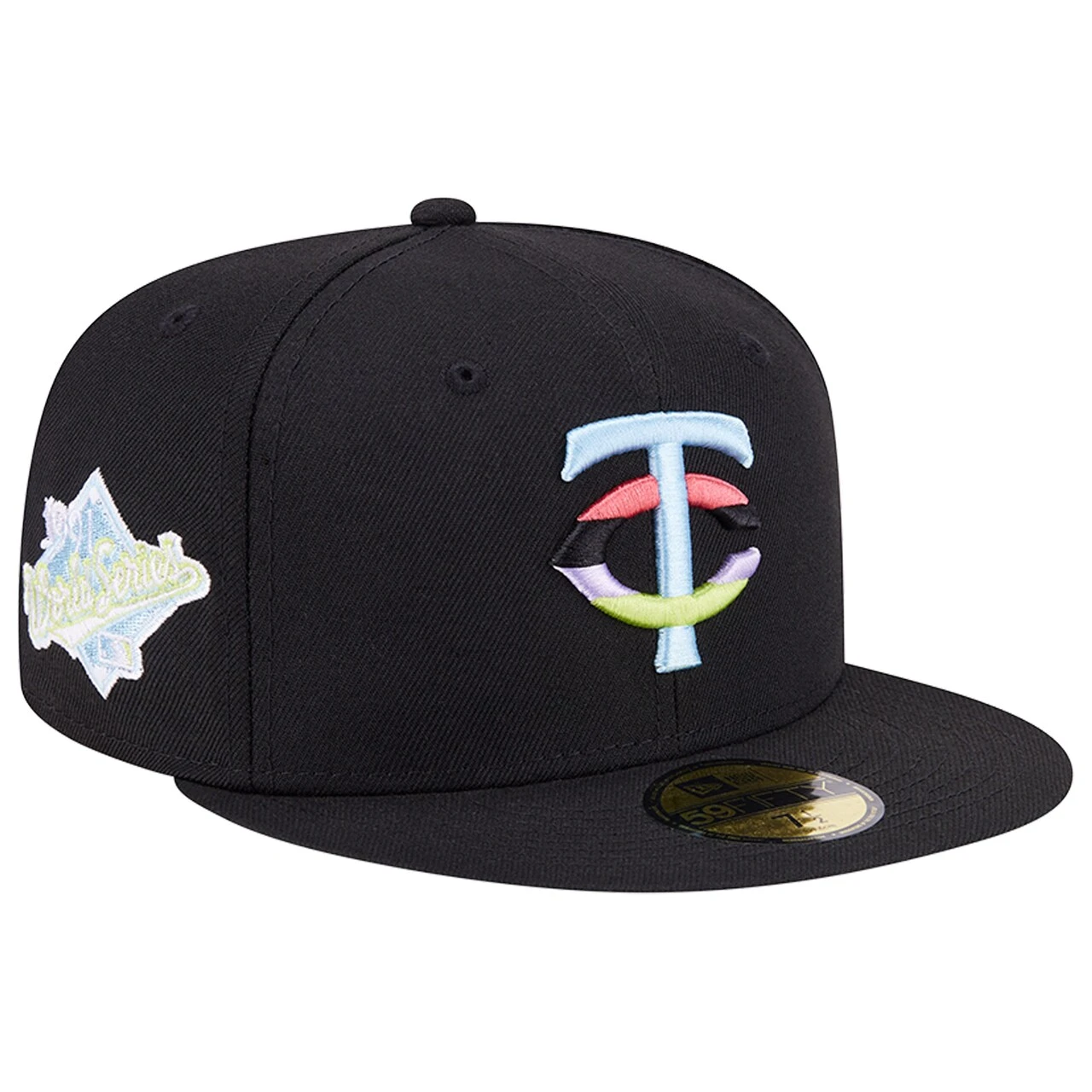 Men's Minnesota Twins New Era Black Multi-Color Pack 59FIFTY Fitted Hat 3 Men's Minnesota Twins New Era Black Multi-Color Pack 59FIFTY Fitted Hat