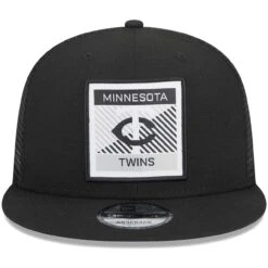 Men's Minnesota Twins New Era Black Scratch Squared Trucker 9FIFTY Snapback Hat -BigLeagueCaps Store mens new era black minnesota twins scratch squared trucker 9fifty snapback hat ss5 p 200013004pv 2u 9ifjrvynrio5qyvfcuv3v kmgti2f6lqpns4n14z3v