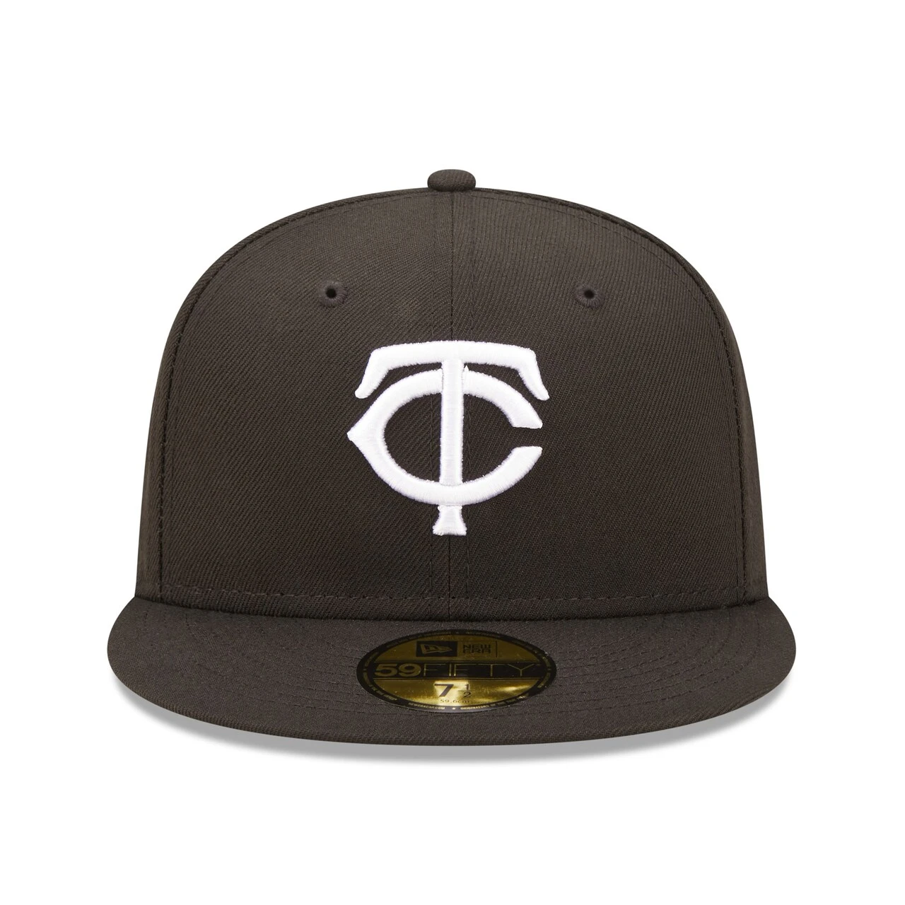 Men's Minnesota Twins New Era Black Team Logo 59FIFTY Fitted Hat 4 Men's Minnesota Twins New Era Black Team Logo 59FIFTY Fitted Hat - Image 2