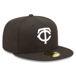 Men's Minnesota Twins New Era Black Team Logo 59FIFTY Fitted Hat 8 Men's Minnesota Twins New Era Black Team Logo 59FIFTY Fitted Hat -BigLeagueCaps Store mens new era black minnesota twins team logo 59fifty fitted hat pi4733000 altimages ff 4733498 3815a937269c56027431alt3 full