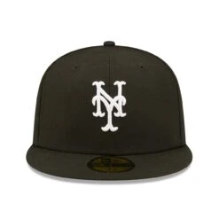 Men's New York Mets New Era Black Team Logo 59FIFTY Fitted Hat -BigLeagueCaps Store mens new era black new york mets team logo 59fifty fitted hat pi4733000 altimages ff 4733476 1d29bd73b761ffc35fbbalt2 full