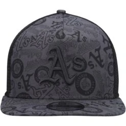 Men's Oakland Athletics New Era Black Repeat A-Frame 9FIFTY Trucker Snapback Hat -BigLeagueCaps Store mens new era black oakland athletics repeat a frame 9fifty trucker snapback hat ss5 p 4961096pv 2u dc56mln9inlgwgqk8umnv yfefhegoin1fqep4gmjr