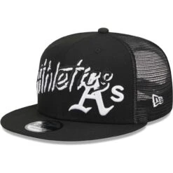 Men's Oakland Athletics New Era Black Street Trucker 9FIFTY Snapback Hat -BigLeagueCaps Store mens new era black oakland athletics street trucker 9fifty snapback hat ss5 p 4640900pv 3u bp0evtbydvrbz9lrak4cv 2hpp2rszfaqm6rlhmk9j