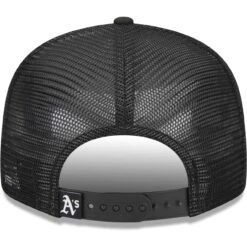 Men's Oakland Athletics New Era Black Street Trucker 9FIFTY Snapback Hat -BigLeagueCaps Store mens new era black oakland athletics street trucker 9fifty snapback hat ss5 p 4640900pv 4u bp0evtbydvrbz9lrak4cv mpdat2iqncngxyrzcyuk
