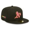 Men's Oakland Athletics New Era Black Summer Sherbet 59FIFTY Fitted Hat -BigLeagueCaps Store mens new era black oakland athletics summer sherbet 59fifty fitted hat ss5 p 4789504pv 1u l4linbp1dlsxifqgnwrfv sayctzczstjknwoclegu