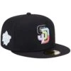 Men's San Diego Padres New Era Black Multi-Color Pack 59FIFTY Fitted Hat -BigLeagueCaps Store mens new era black san diego padres multi color pack 59fifty fitted hat ss5 p 4999798pv 1u prgnkzvgcggt8vuhkiwyv ktvw9ifp0njztd7baxw8