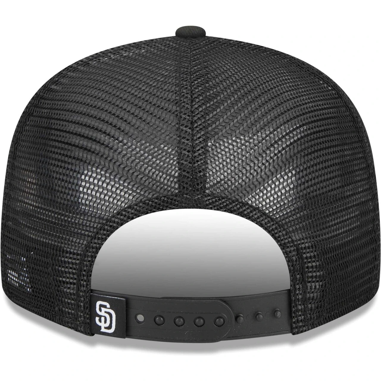 Men's San Diego Padres New Era Black Street Trucker 9FIFTY Snapback Hat 6 Men's San Diego Padres New Era Black Street Trucker 9FIFTY Snapback Hat - Image 4