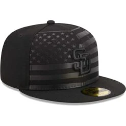 Men's San Diego Padres New Era Black Tonal Flag 59FIFTY Fitted Hat -BigLeagueCaps Store mens new era black san diego padres tonal flag 59fifty fitted hat ss5 p 200013363pv 3u u1bhtonzqy6eyxpn2iamv p3ciiszrh4vscbl6tw3n