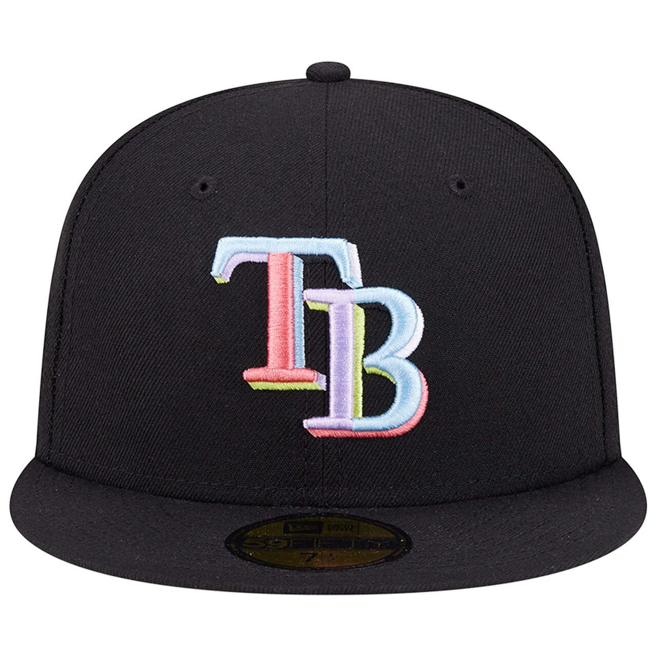 Men's Tampa Bay Rays New Era Black Multi-Color Pack 59FIFTY Fitted Hat 4 Men's Tampa Bay Rays New Era Black Multi-Color Pack 59FIFTY Fitted Hat - Image 2