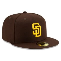 Men's San Diego Padres New Era Brown Authentic Collection On-Field 59FIFTY Fitted Hat -BigLeagueCaps Store mens new era brown san diego padres authentic collection on field 59fifty fitted hat pi3732000 altimages ff 3732108 a38ff07ce55afd92abc9alt3 full