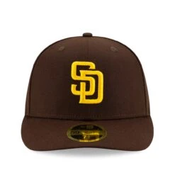 Men's San Diego Padres New Era Brown Authentic Collection On-Field Low Profile 59FIFTY Fitted Hat -BigLeagueCaps Store mens new era brown san diego padres authentic collection on field low profile 59fifty fitted hat pi3733000 altimages ff 3733645 4ae58a5f4532fcfa203falt2 full