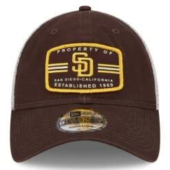 Men's San Diego Padres New Era Brown Property Trucker 9TWENTY Snapback Hat -BigLeagueCaps Store mens new era brown san diego padres property trucker 9twenty snapback hat ss5 p 5002978pv 2u zlvjkn1nlq6kzyftvla4v sjuq4wvf6clfva2txk9z