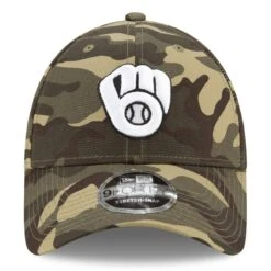 Men's Milwaukee Brewers New Era Camo 2021 Armed Forces Day 9FORTY Adjustable Hat -BigLeagueCaps Store mens new era camo milwaukee brewers 2021 armed forces day 9forty adjustable hat pi3815000 altimages ff 3815498 0b0d7791f9157e6b509aalt2 full