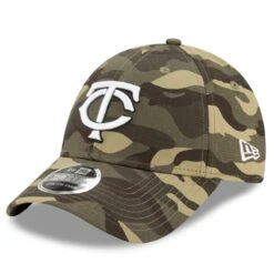 Men's Minnesota Twins New Era Camo 2021 Armed Forces Day 9FORTY Adjustable Hat -BigLeagueCaps Store mens new era camo minnesota twins 2021 armed forces day 9forty adjustable hat pi3815000 altimages ff 3815499 210c200a27c83e072b33alt3 full