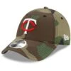 Men's Minnesota Twins New Era Camo Latitude 9FORTY Snapback Hat -BigLeagueCaps Store mens new era camo minnesota twins latitude 9forty snapback hat pi4136000 altimages ff 4136895 87229160207c512325f8alt1 full