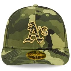 Men's Oakland Athletics New Era Camo 2022 Armed Forces Day On-Field Low Profile 59FIFTY -BigLeagueCaps Store mens new era camo oakland athletics 2022 armed forces day on field low profile 59fifty pi4463000 altimages ff 4463214 44cdb0b12cc5905a9b1falt2 full