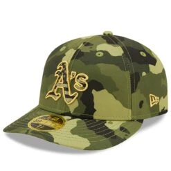 Men's Oakland Athletics New Era Camo 2022 Armed Forces Day On-Field Low Profile 59FIFTY -BigLeagueCaps Store mens new era camo oakland athletics 2022 armed forces day on field low profile 59fifty pi4463000 altimages ff 4463214 44cdb0b12cc5905a9b1falt3 full