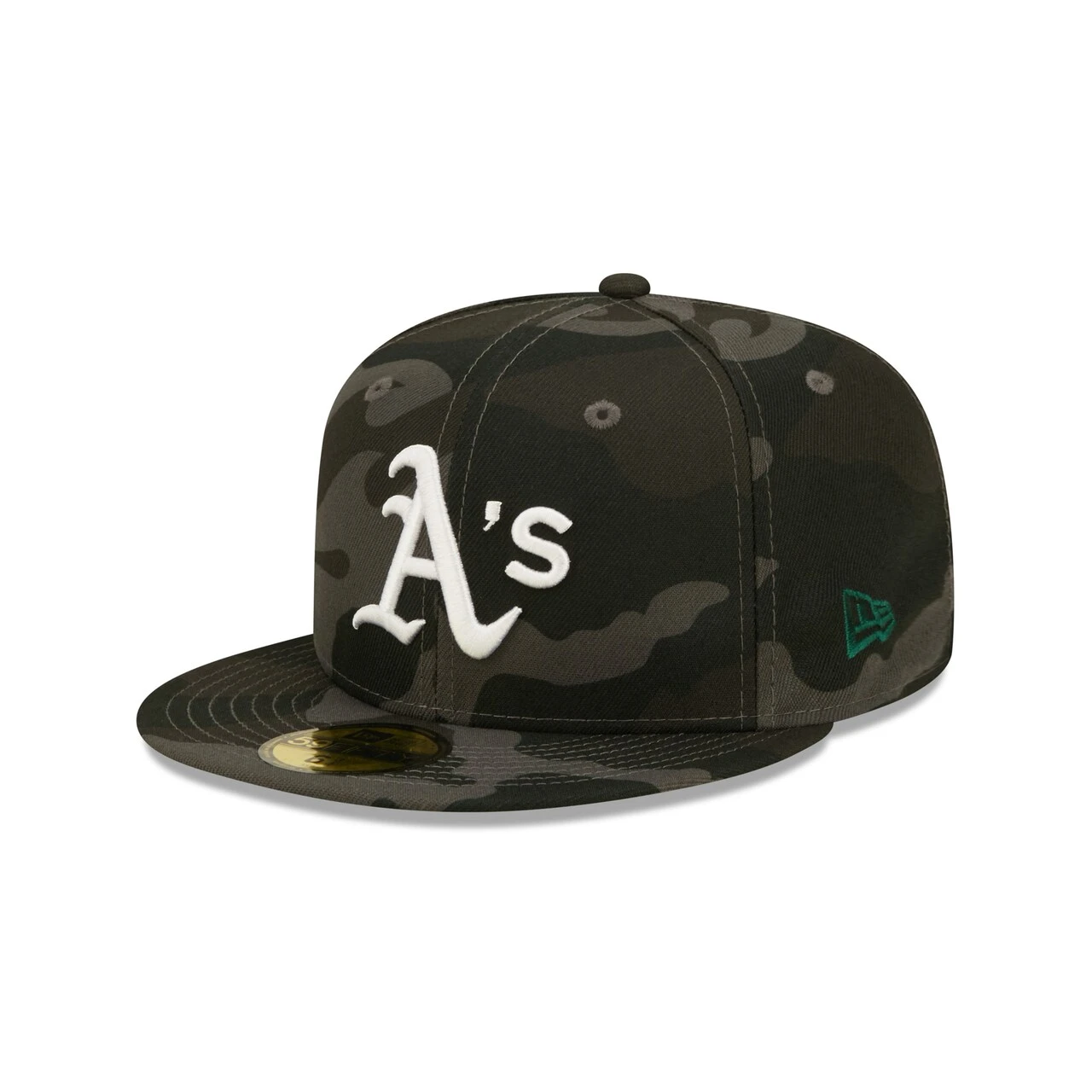 Men's Oakland Athletics New Era Camo Dark 59FIFTY Fitted Hat 3 Men's Oakland Athletics New Era Camo Dark 59FIFTY Fitted Hat