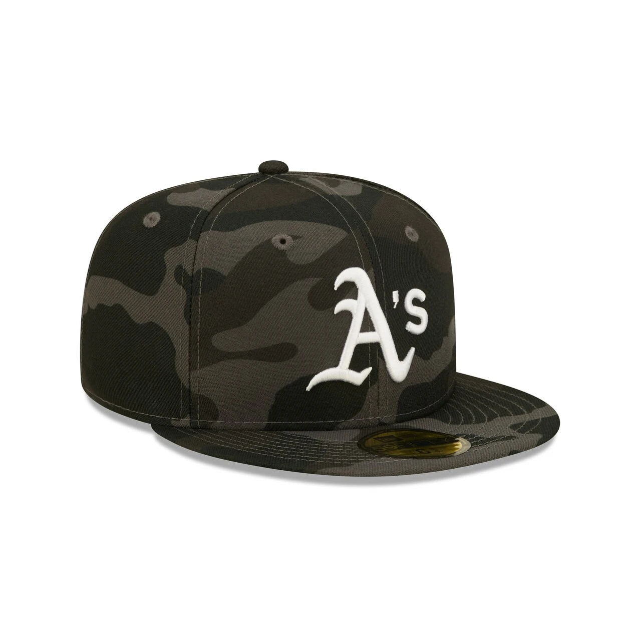 Men's Oakland Athletics New Era Camo Dark 59FIFTY Fitted Hat 5 Men's Oakland Athletics New Era Camo Dark 59FIFTY Fitted Hat - Image 3