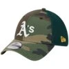 Men's Oakland Athletics New Era Camo Team Neo 39THIRTY Flex Hat -BigLeagueCaps Store mens new era camo oakland athletics team neo 39thirty flex hat ss5 p 5002328pv 1u nmjahdrifcb5lzgmbtrtv oeqcnbcd23p5ogjyo5eu