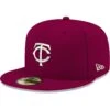 Men's Minnesota Twins New Era Cardinal White Logo 59FIFTY Fitted Hat 1 Men's Minnesota Twins New Era Cardinal White Logo 59FIFTY Fitted Hat -BigLeagueCaps Store mens new era cardinal minnesota twins white logo 59fifty fitted hat pi4692000 altimages ff 4692872 edd82cc638ae476f9047alt1 full