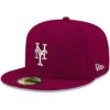 Men's New York Mets New Era Cardinal White Logo 59FIFTY Fitted Hat -BigLeagueCaps Store mens new era cardinal new york mets white logo 59fifty fitted hat pi4208000 altimages ff 4208789 e712e15d60c270df7a80alt1 full