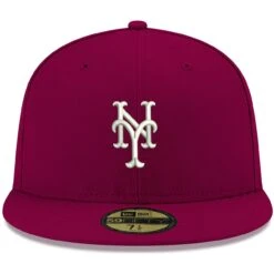 Men's New York Mets New Era Cardinal White Logo 59FIFTY Fitted Hat -BigLeagueCaps Store mens new era cardinal new york mets white logo 59fifty fitted hat pi4208000 altimages ff 4208789 e712e15d60c270df7a80alt2 full