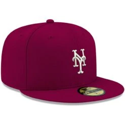 Men's New York Mets New Era Cardinal White Logo 59FIFTY Fitted Hat -BigLeagueCaps Store mens new era cardinal new york mets white logo 59fifty fitted hat pi4208000 altimages ff 4208789 e712e15d60c270df7a80alt3 full