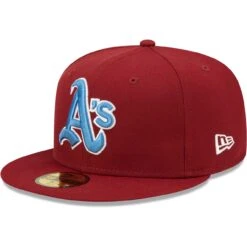 Men's Oakland Athletics New Era Cardinal 40th Anniversary Air Force Blue Undervisor 59FIFTY Fitted Hat -BigLeagueCaps Store mens new era cardinal oakland athletics 40th anniversary air force blue undervisor 59fifty fitted hat pi4735000 altimages ff 4735030 33c2078da143dad1208falt3 full