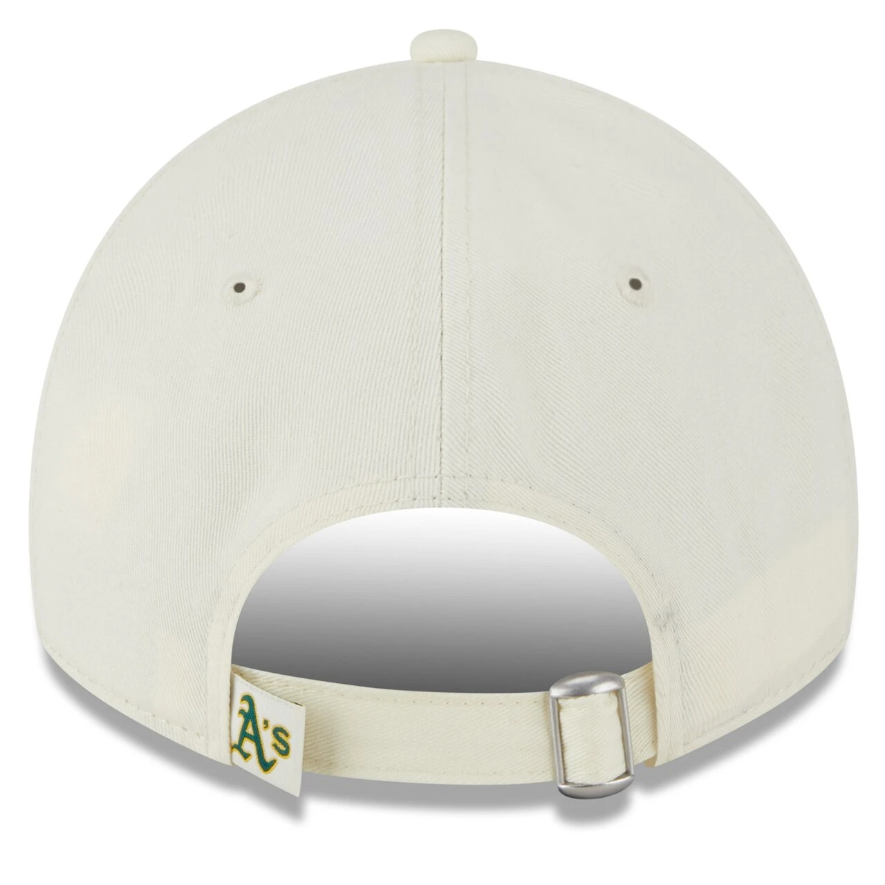 Men's Oakland Athletics New Era Cream Chrome Core Classic 9TWENTY Adjustable Hat 6 Men's Oakland Athletics New Era Cream Chrome Core Classic 9TWENTY Adjustable Hat - Image 4