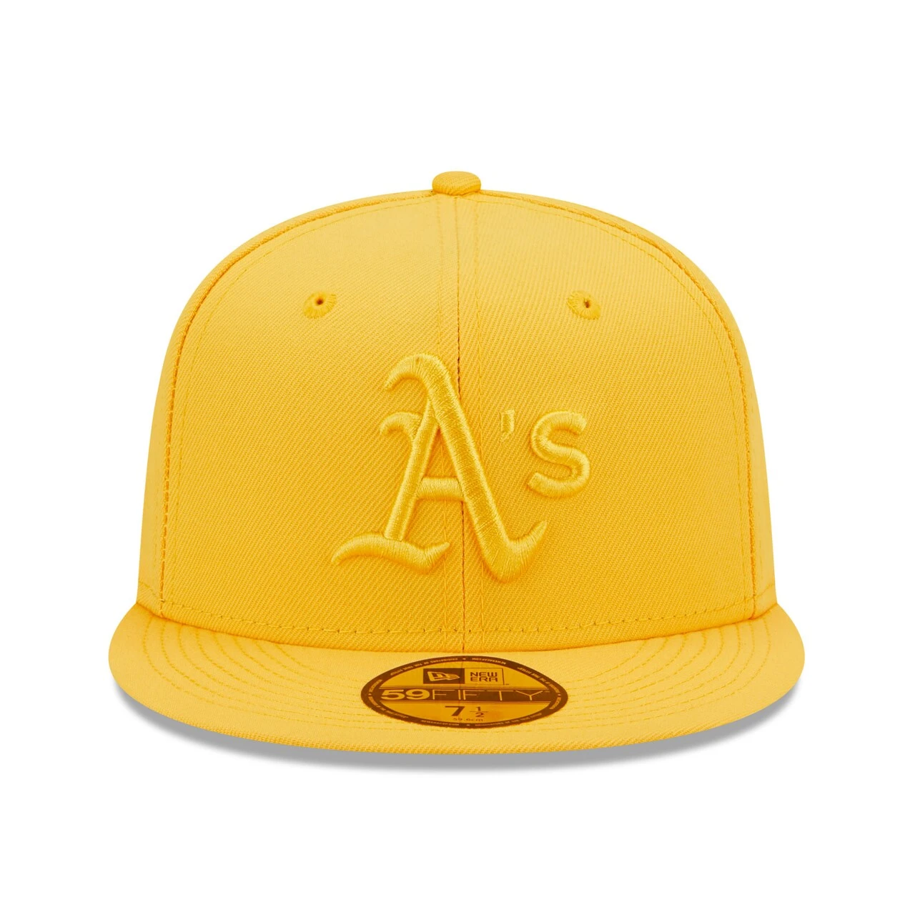 Men's Oakland Athletics New Era Gold Tonal 59FIFTY Fitted Hat 4 Men's Oakland Athletics New Era Gold Tonal 59FIFTY Fitted Hat - Image 2