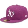Men's Oakland Athletics New Era Grape Logo 59FIFTY Fitted Hat 1 Men's Oakland Athletics New Era Grape Logo 59FIFTY Fitted Hat -BigLeagueCaps Store mens new era grape oakland athletics logo 59fifty fitted hat pi4689000 altimages ff 4689950 ef3319cbb94318901cdcalt1 full