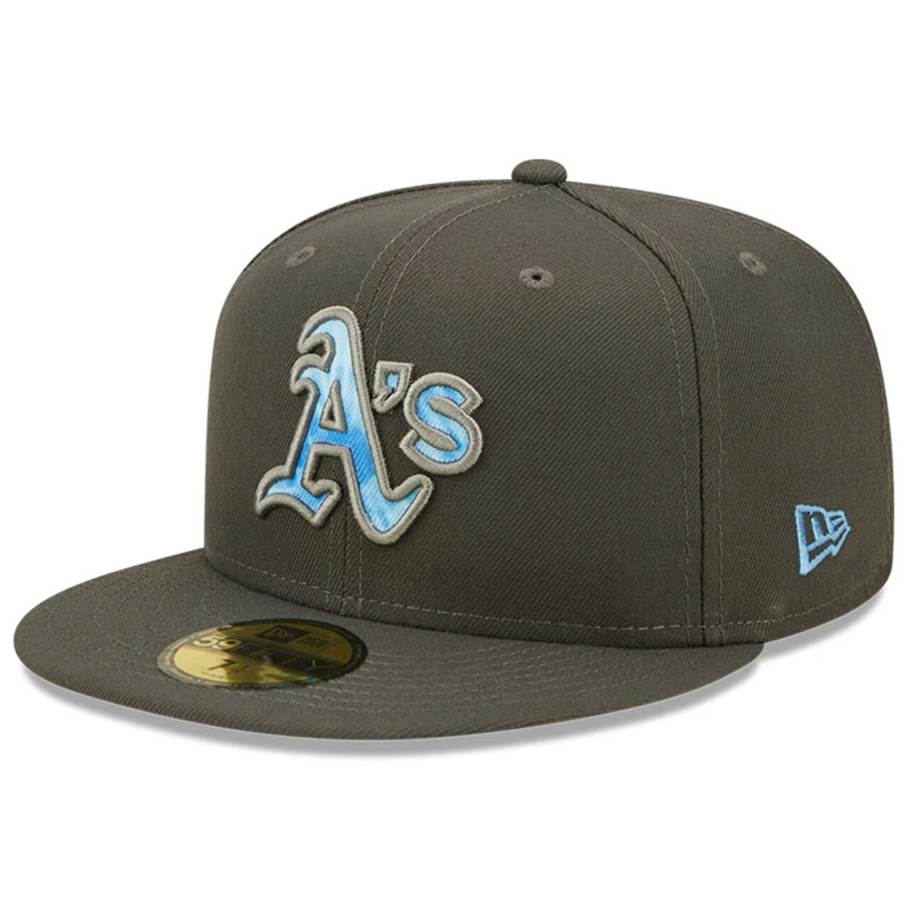 Men's Oakland Athletics New Era Graphite 2022 Father's Day On-Field 59FIFTY Fitted Hat 3 Men's Oakland Athletics New Era Graphite 2022 Father's Day On-Field 59FIFTY Fitted Hat