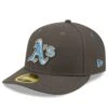 Men's Oakland Athletics New Era Graphite 2022 Father's Day On-Field Low Profile 59FIFTY Fitted Hat -BigLeagueCaps Store mens new era graphite oakland athletics 2022 fathers day on field low profile 59fifty fitted hat pi4462000 altimages ff 4462855 1924ce106a83000a6940alt1 full